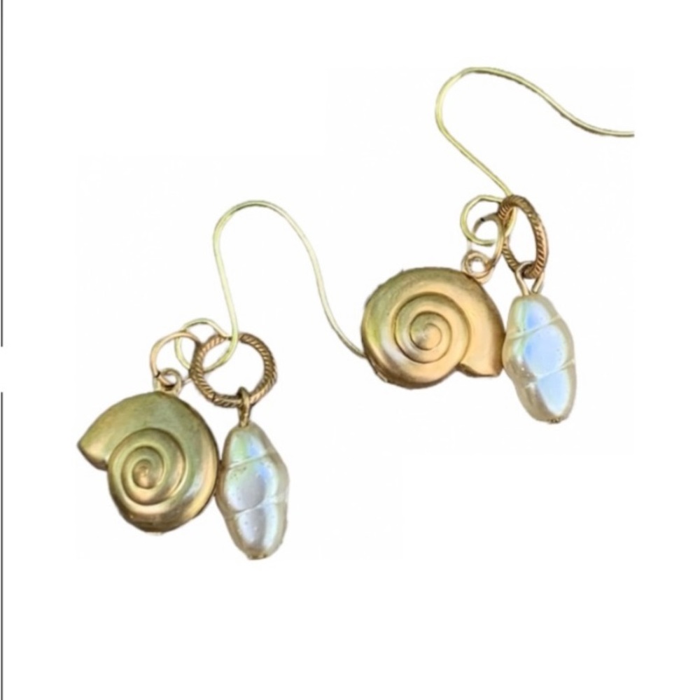 Beach Comer Earrings. Handmade